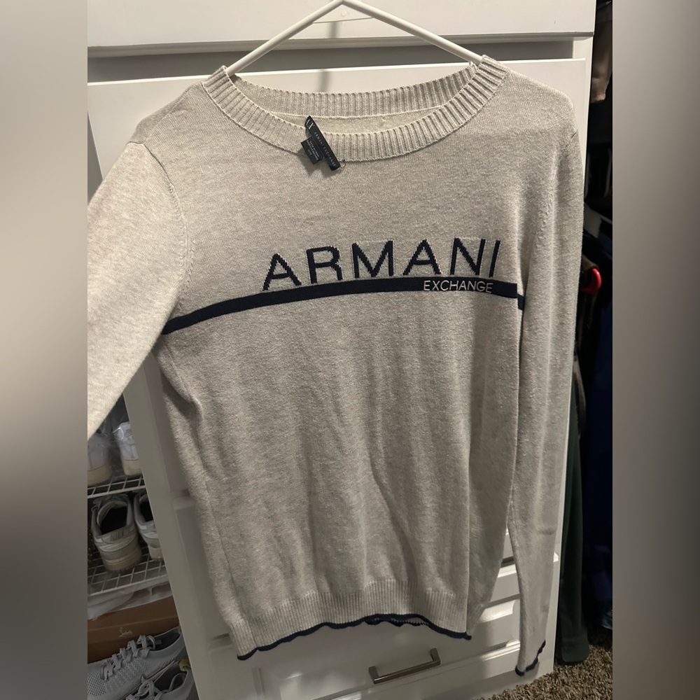 Armani Exchange Logo Sweater